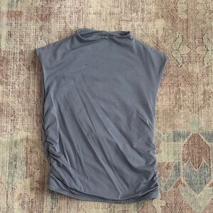 Women's Sleeveless Blue-Gray Top